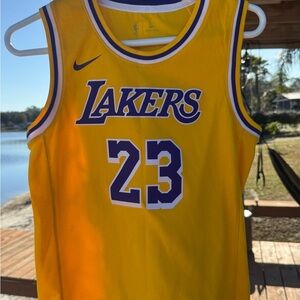 Nike Lakers Yellow and Purple Jersey